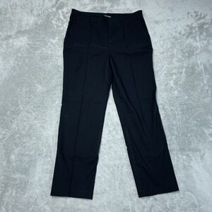Hilary Radley Women's L Dress Pants Black Rayon Blend a2200